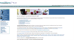 Desktop Screenshot of manufactwww.manufacturedhomestoday.com